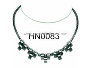 Hematite Beads Stone Chain Choker Fashion Women Necklace